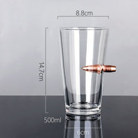 Bullet Embedded Crystal Glass (Multiple Options)