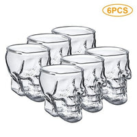 Skull Shaped Novelty Glasses - 2.8 Oz Shot