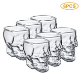 Skull Shaped Novelty Glasses - 2.8 Oz Shot