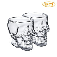 Skull Shaped Novelty Glasses - 2.8 Oz Shot
