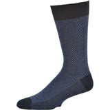 Men's Bamboo Dark Herringbone Crew 3 Pack Socks