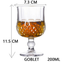 Crystal Liquor Glasses