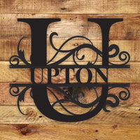 Fancy Name Monogram - Metal Wall Art/Decor